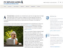 Tablet Screenshot of pcserviceharen.nl